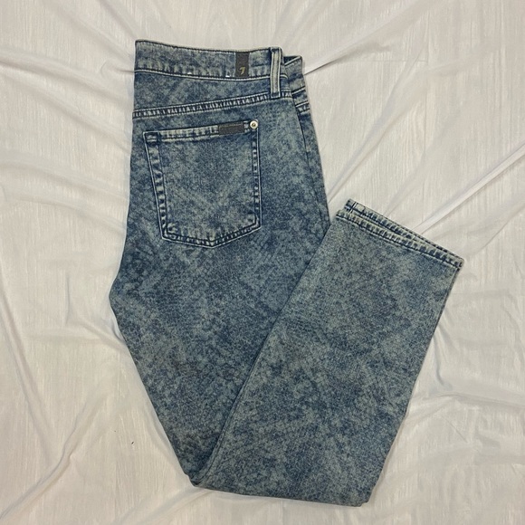 7 for all mankind snakeskin jeans - Picture 4 of 8